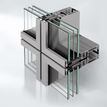 Schüco Fassadensystem AF UDC 80 CV.SIxps